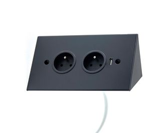 Bloc 2 prises avec port USB