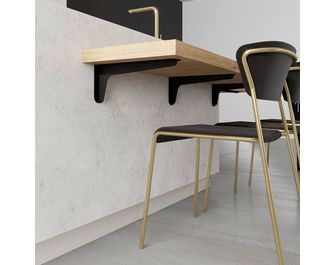 Support de snack slim noir mat P.36