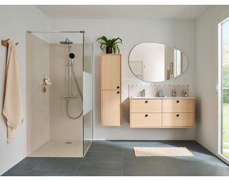 Miroir de salle de bains lumineux 120 cm GALILE