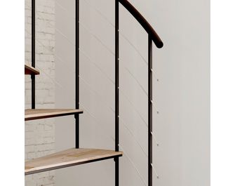 Escalier ETHAN en hêtre avec rampe Emma