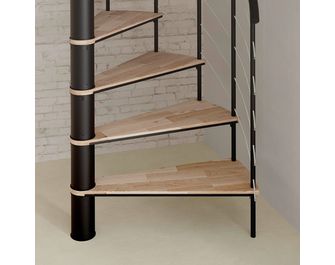 Escalier ETHAN en hêtre avec rampe Emma