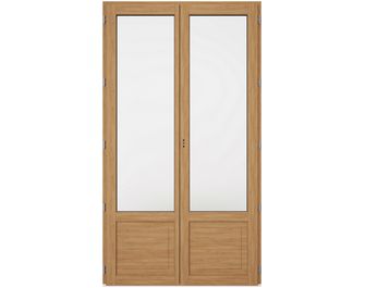 Porte-fenêtre pin ARBOREAL finition lasure sur-mesure