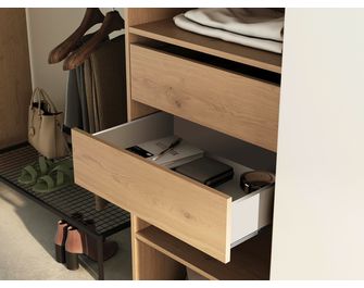 Kit dressing prêt a poser Paz chêne corvo clair