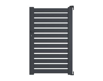 Portillon VALENE aluminium gris H.158 x l.100