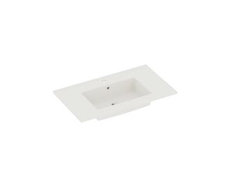 Plan vasque simple 81 cm céramique FORMEO