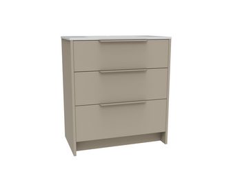 Meuble sous-vasque 80 cm avec 3 tiroirs FABIAN