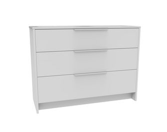 Meuble sous-vasque 120 cm avec 3 tiroirs FABIAN