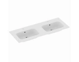 Plan double vasque 121 cm céramique FABIAN