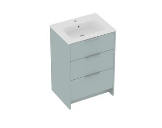 Meuble sous-vasque 60 cm avec 3 tiroirs FABIAN