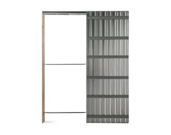 Cloison métal pour porte coulissante Platinium MAESTRO