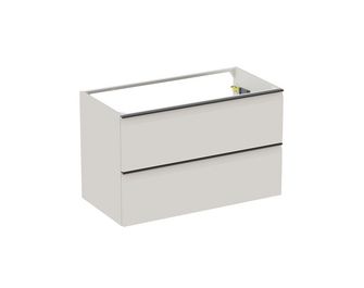 Meuble sous-vasque 90 cm sans plan 2 tiroirs YTRAC