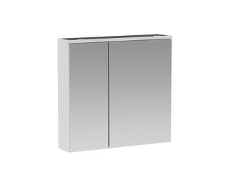 Armoire de toilette lumineuse 80 cm 2 portes PHOENIX