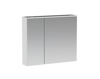 Armoire de toilette lumineuse 90 cm 2 portes PHOENIX