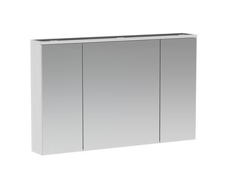 Armoire de toilette lumineuse 120 cm 3 portes PHOENIX