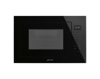 Micro-ondes grill encastrable noir Smeg FMI025BFR