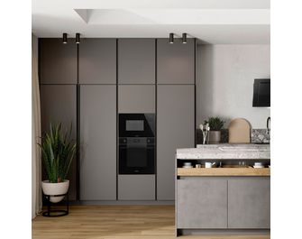 Micro-ondes grill encastrable noir Smeg FMI025BFR