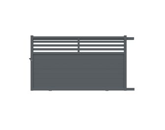 Portail coulissant aluminium Veliha