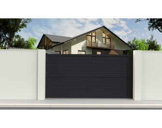 Portail coulissant aluminium Valintia