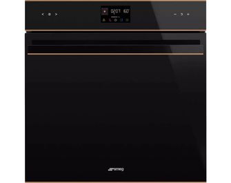 Four multifonction nettoyage pyrolyse noir Smeg SOP6602TNR