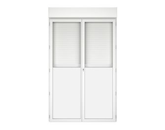 Fenêtre PVC blanc Héméra sur-mesure avec volet roulant intégré