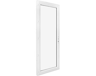 Porte-fenêtre Pria PVC 1 vantail à clé sans soubassement