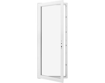 Porte-fenêtre Pria PVC 1 vantail à clé sans soubassement