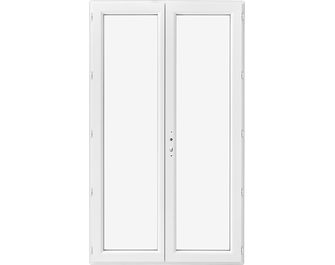 Porte-fenêtre Pria PVC 2 vantaux sans soubassement