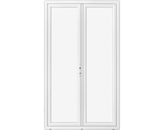 Porte-fenêtre Pria PVC 2 vantaux sans soubassement