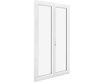 Porte-fenêtre Pria PVC 2 vantaux sans soubassement