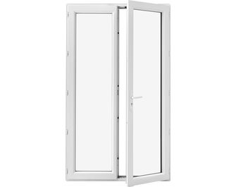 Porte-fenêtre Pria PVC 2 vantaux sans soubassement