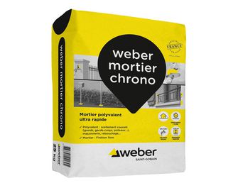 Mortier WEBER chrono 25kg
