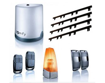 Portail coulissant aluminium Vassili motorisé Somfy