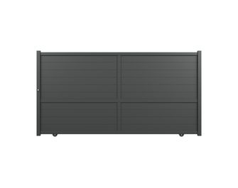 Portail coulissant aluminium Vassili motorisé Somfy