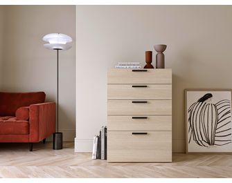 Caisson droit modulable Pléiade H.230cm chêne clair