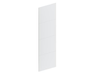 Porte de caisson coulissante Pléiade H.230cm blanc