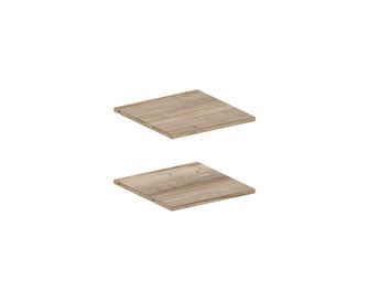 Lot de 2 tablettes chêne Halifax pour caisson Pléaide