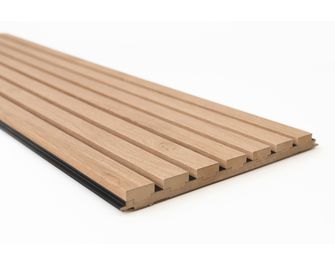 Lot de 2 panneaux mur 277x30 cm Woodwall Effect 3D claustra