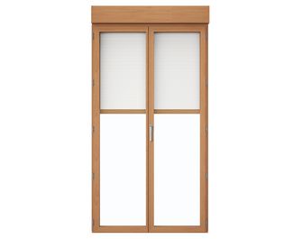 Fenêtre PVC plaxée Héméra sur-mesure avec volet roulant intégré