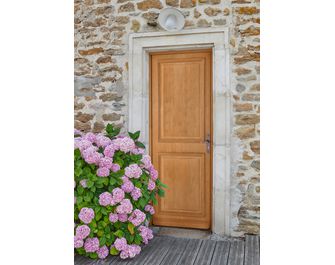 Porte d'entrée Annaëlle Bois exotique sur-mesure