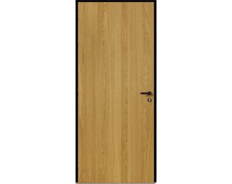 Porte d'entrée Auréliane chêne pleine sur-mesure