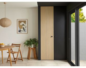 Porte de placard battante REVE effet Claustra sur-mesure