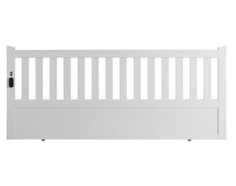 Portail coulissant PVC Brevin