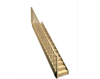 Escalier Faubourg droit rampe Moulure