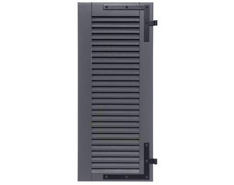 Volet bois exotique à cadre GALILEE