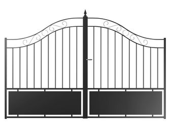 Portail Thalie avec soubassement