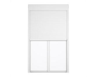 Fenêtre PVC blanc Héméra sur-mesure avec volet roulant intégré