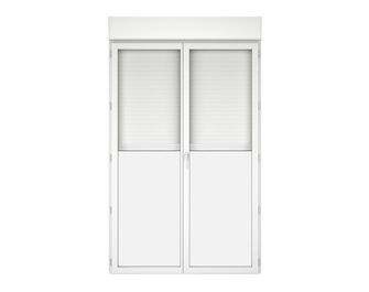 Fenêtre PVC blanc Héméra sur-mesure avec volet roulant intégré