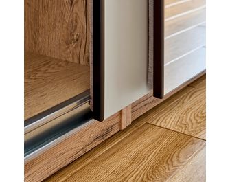 Porte de caisson coulissante Pléiade H.230cm gris