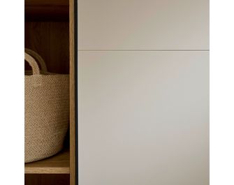 Porte de caisson coulissante Pléiade H.230cm gris