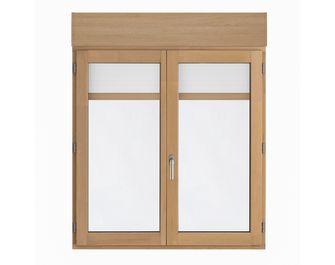 Fenêtre pin ARBOREAL avec volet roulant sur-mesure